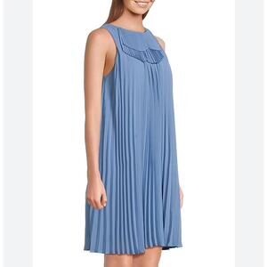 Emporio Armani NWT Plissé Sleeveless Shift Dress - 14
